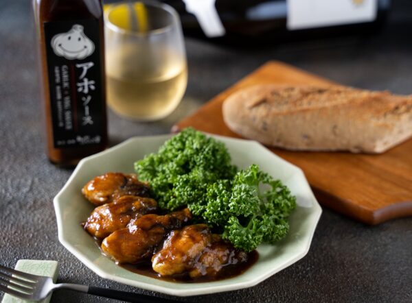 アホソースでカキのソース煮